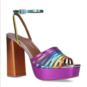 Platform Pierre rainbow 🌈 sandals